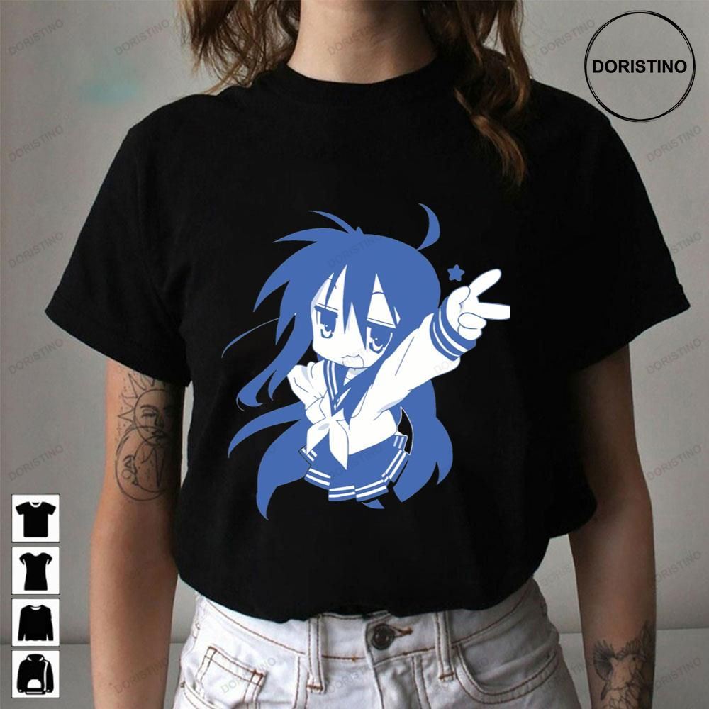 Blue Art Konata Izumi Lucky Star Trending Style